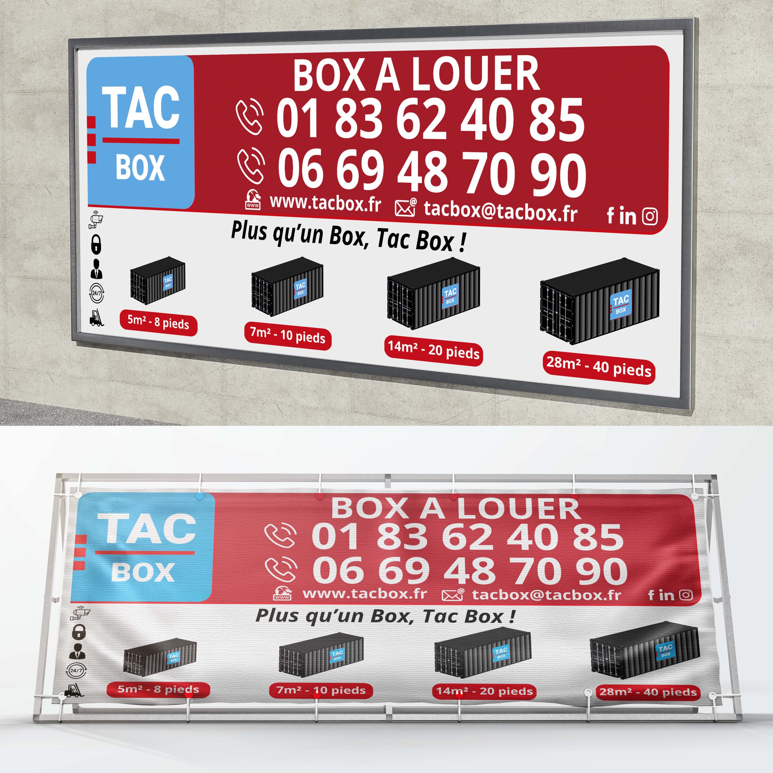 Bâche et dibond Tac Box