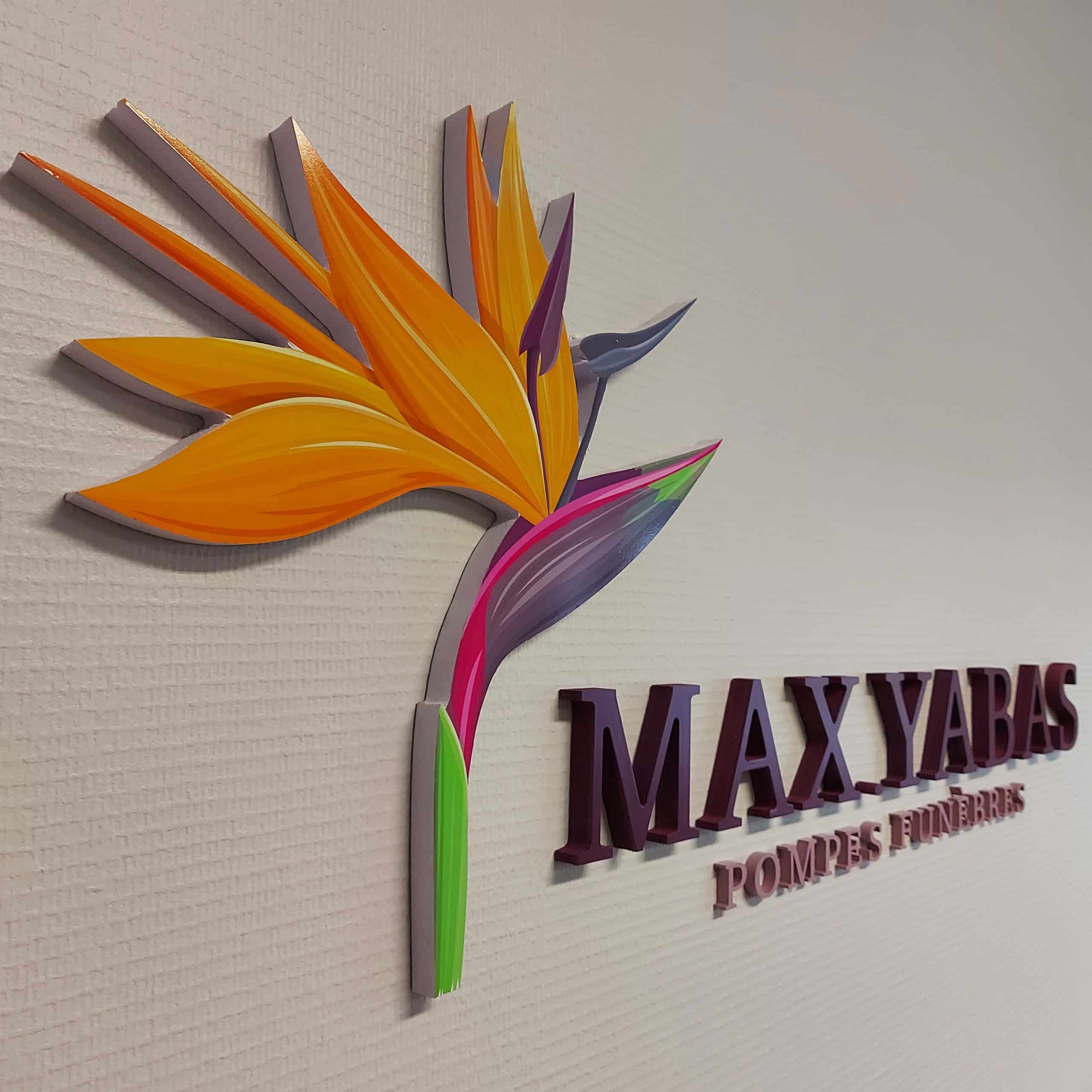 Lettre en 3D Max Yabas